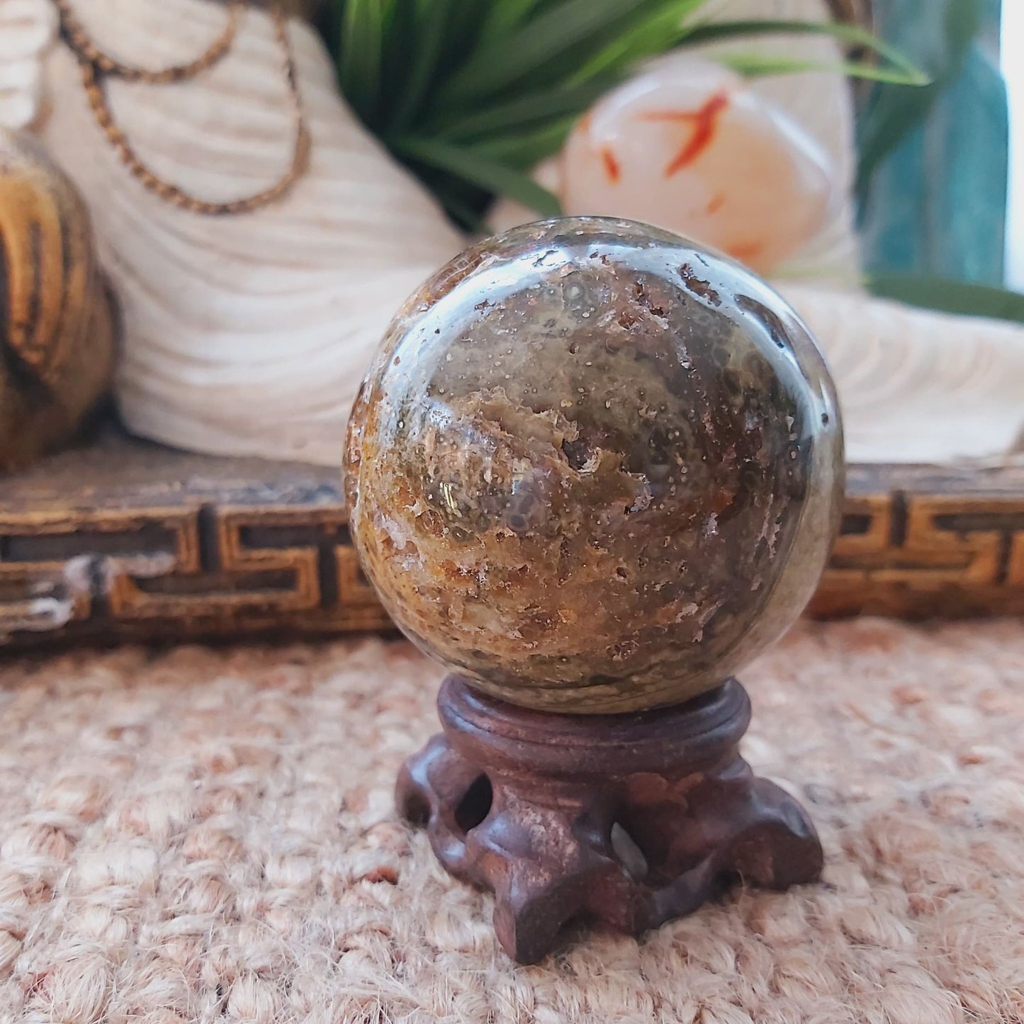 Ocean Jasper Gemstone 305 gms (GEM156)