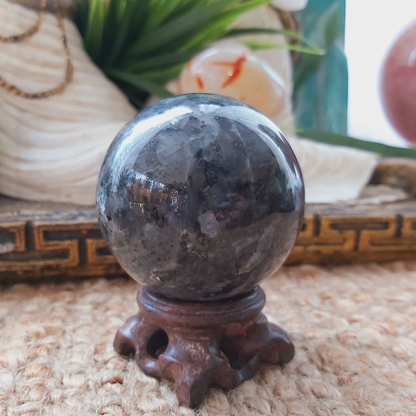 Larvikite Gemstone 348 gms (GEM158)