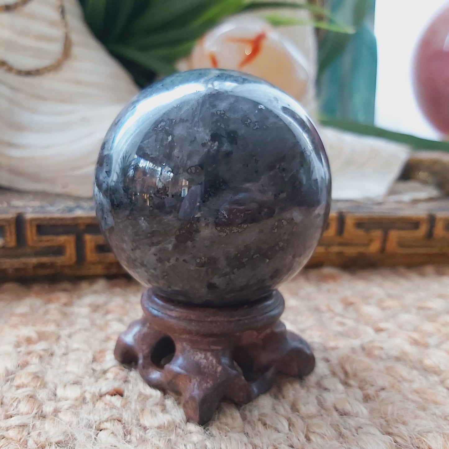 Larvikite Gemstone 348 gms (GEM158)