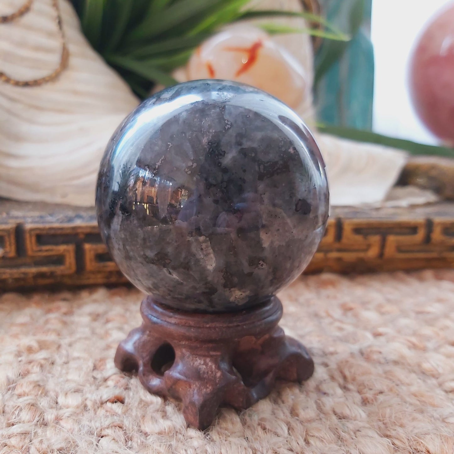 Larvikite Gemstone 348 gms (GEM158)