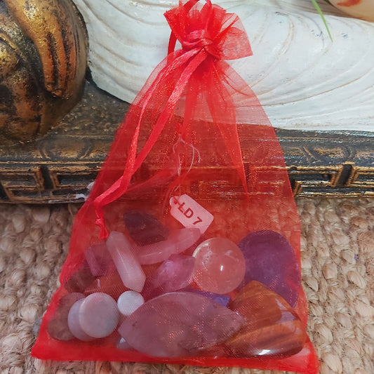 Mix Inner Peace Crystal Gemstone 19 Piece Pack (LD7)