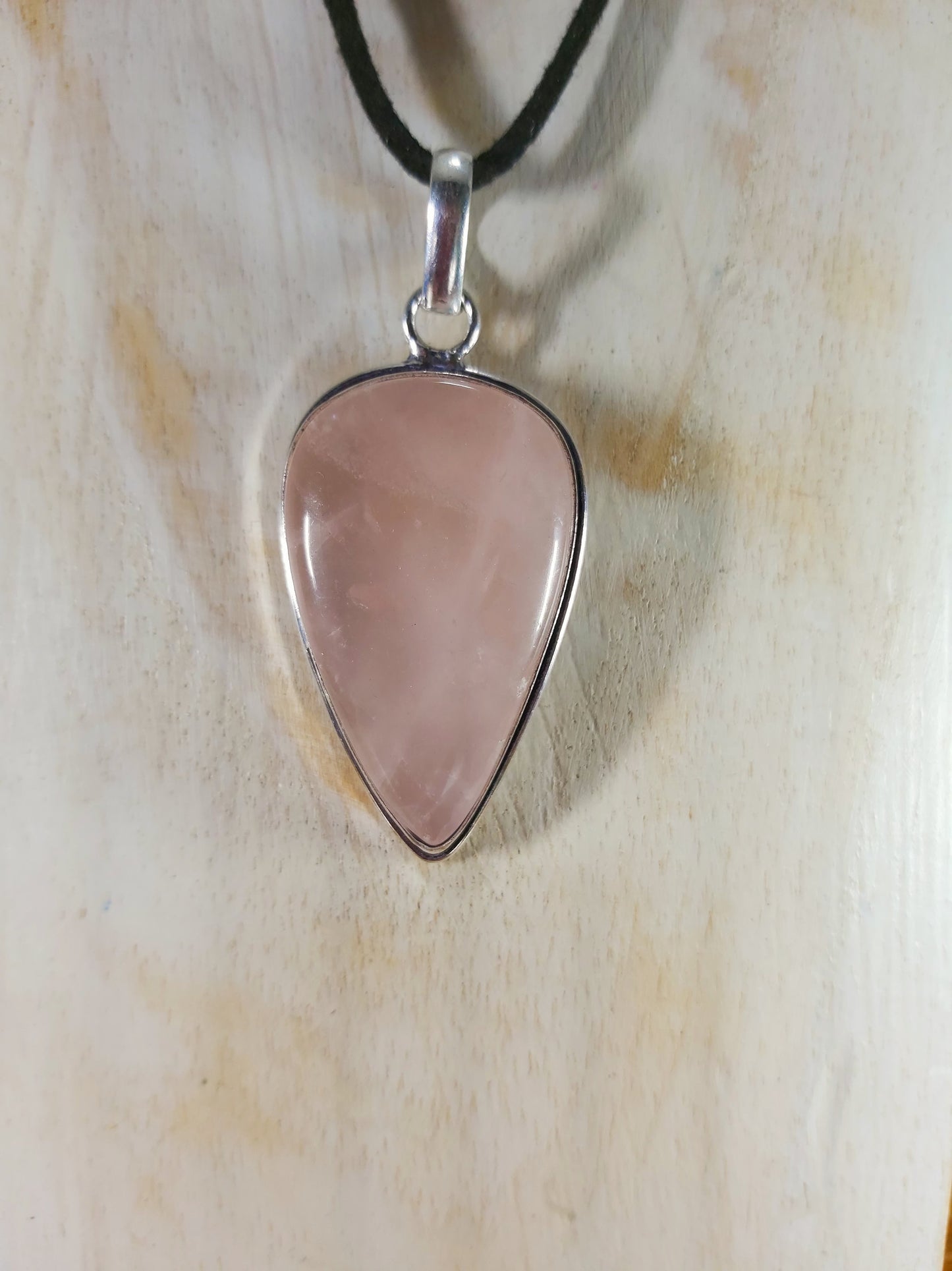 Rose Quartz Love Pendant (E127)