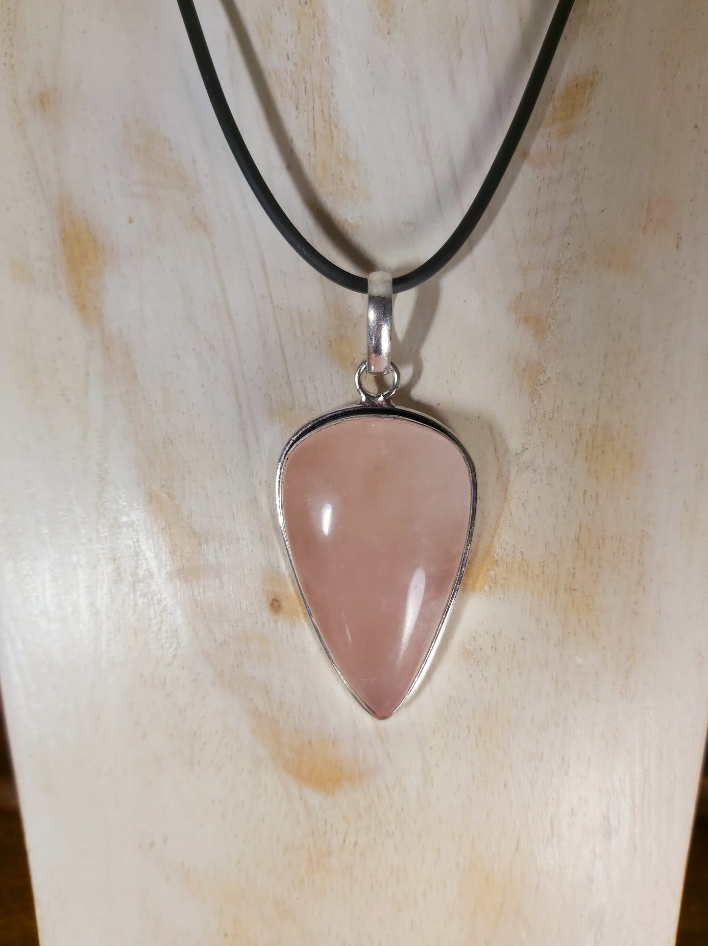 Rose Quartz True Love Pendant (E129)