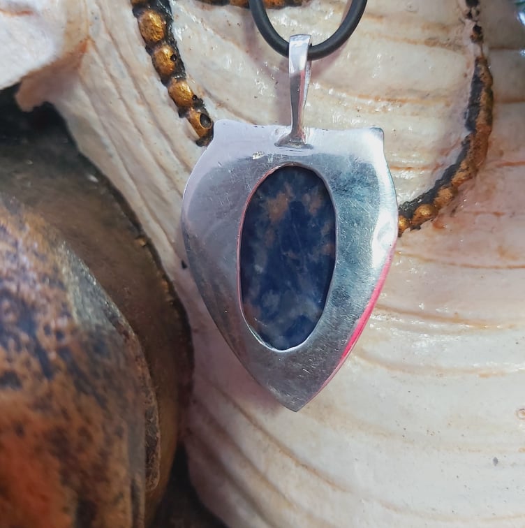 Sodalite Self-Acceptance Gemstone Pendant (E2115)