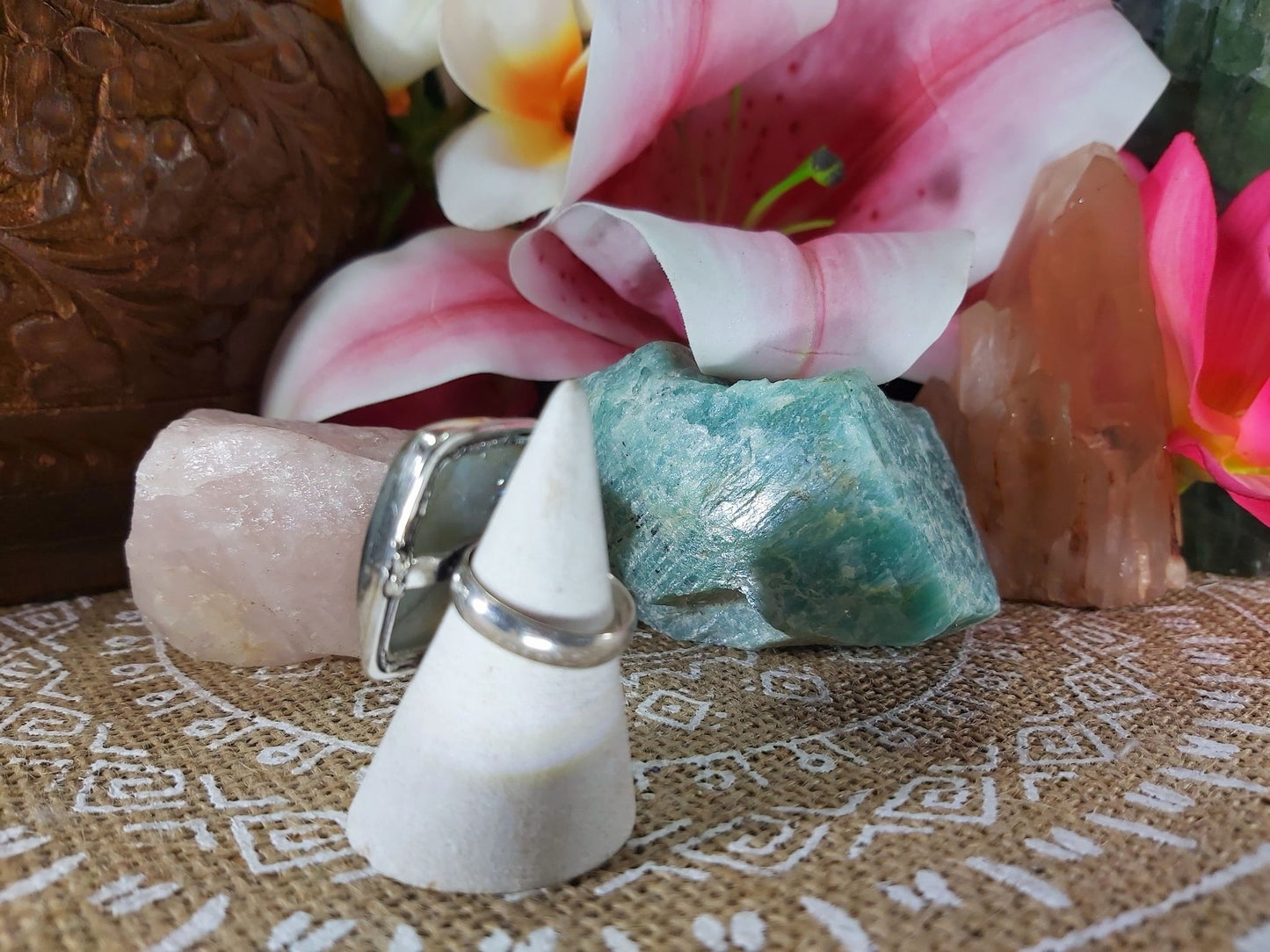 Labradorite Inner Spirit Gemstone Ring Size US 6 (937)