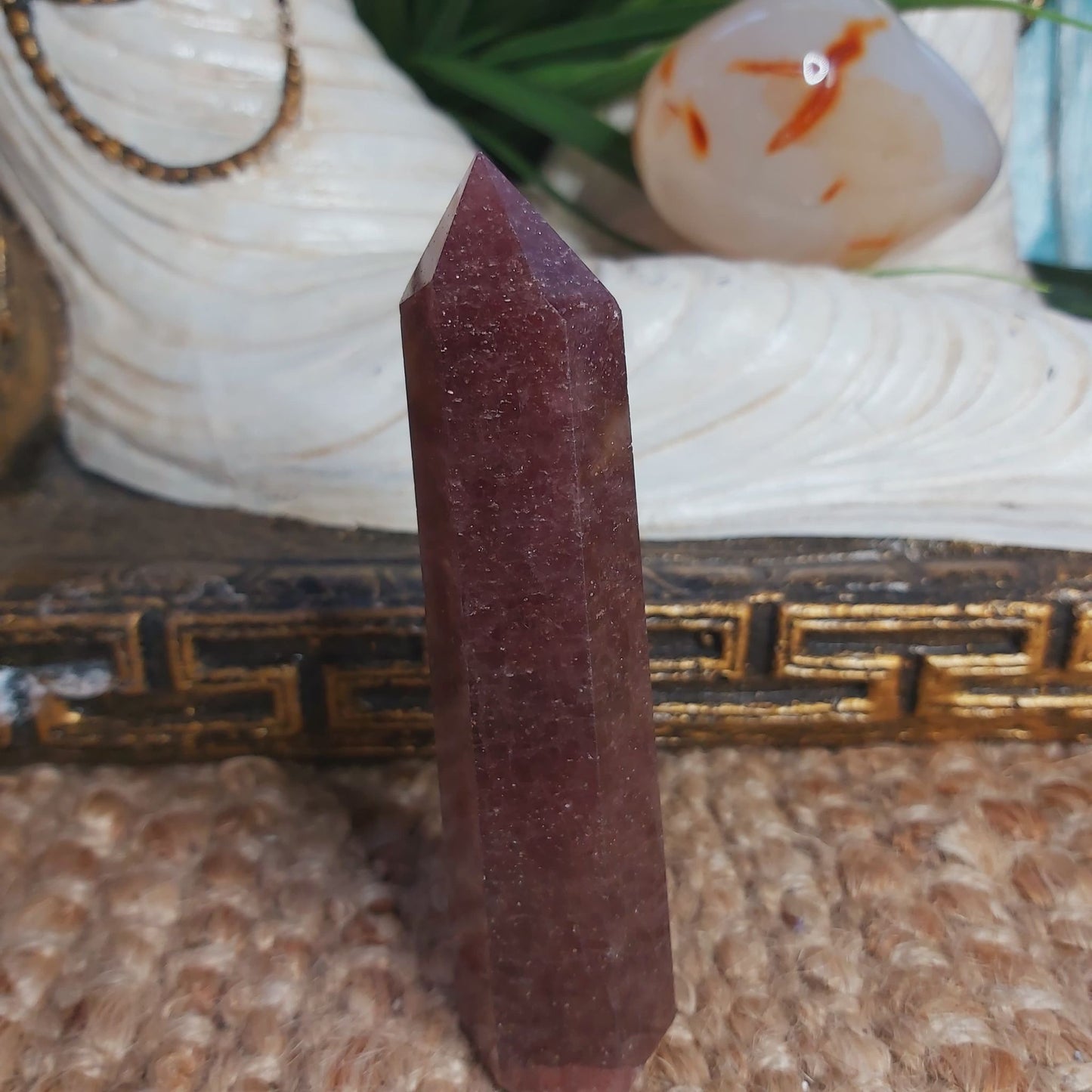 Strawberry Quartz Joyful Crystal 96 gms (GEM103)