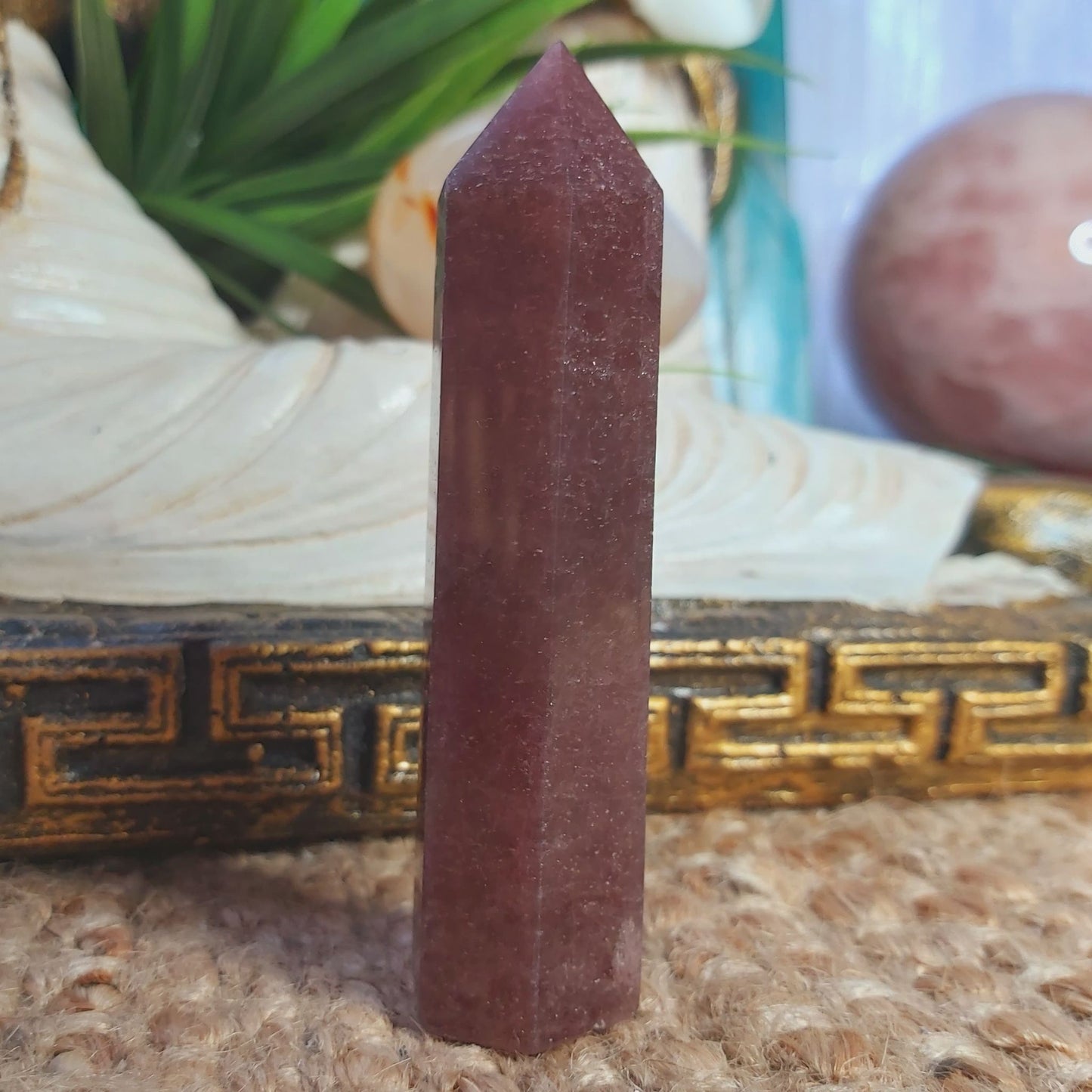 Strawberry Quartz Joyful Crystal 96 gms (GEM103)