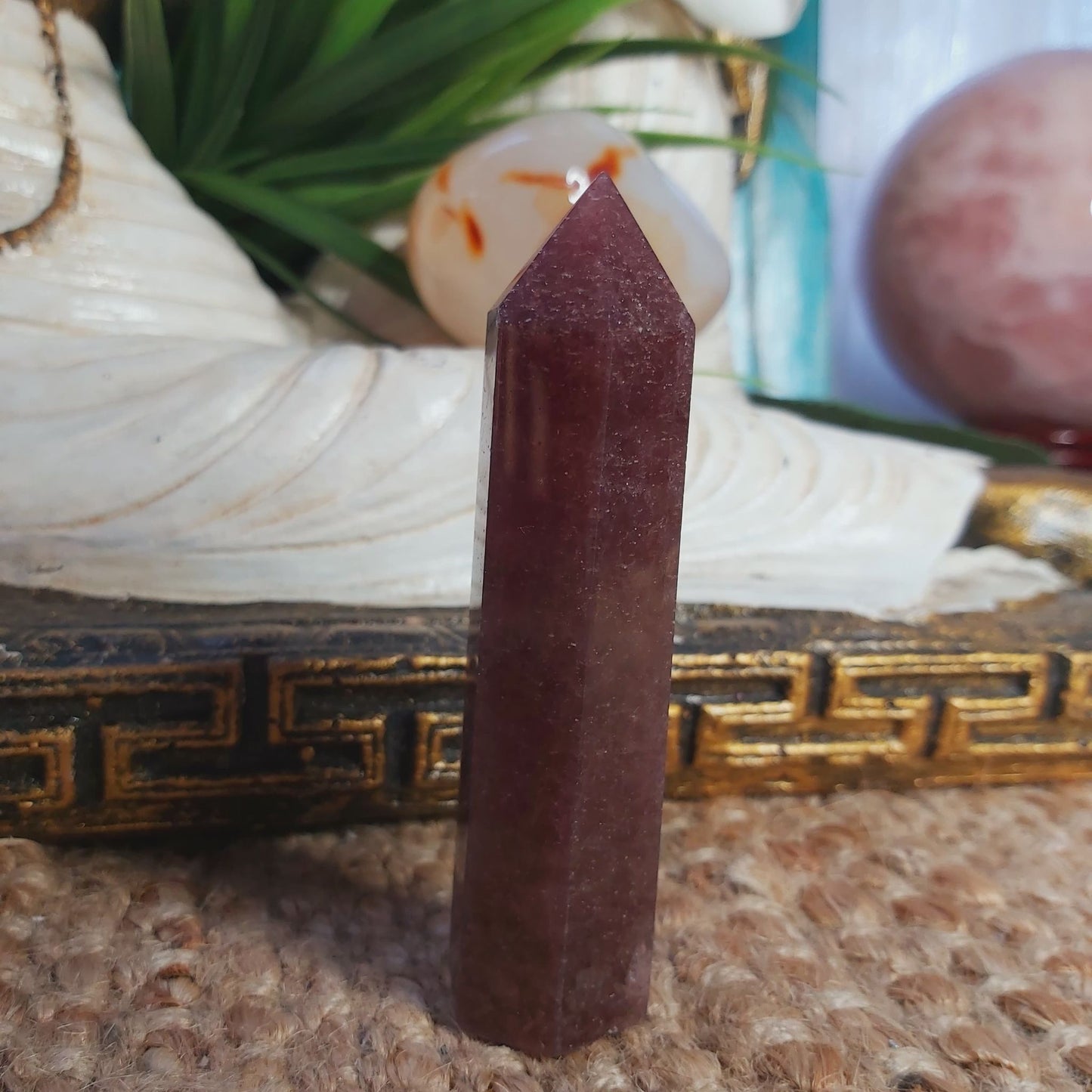 Strawberry Quartz Joyful Crystal 96 gms (GEM103)