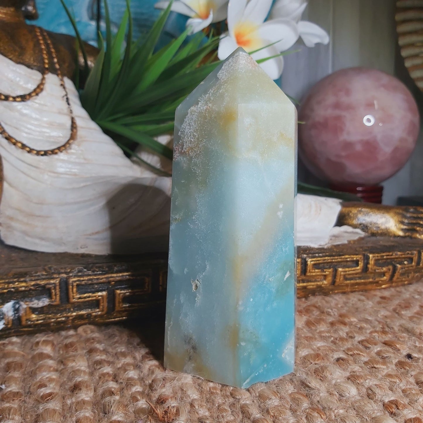 Caribbean Calcite Third Eye 713 gms (GEM116)