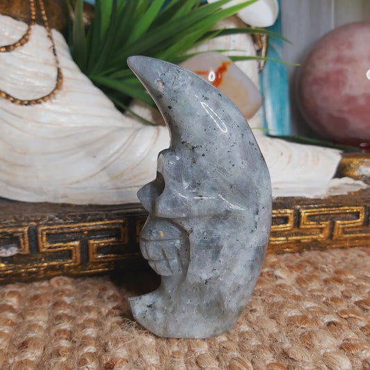 Labradorite Hand Carved Crystal 207 gms (GEM126)