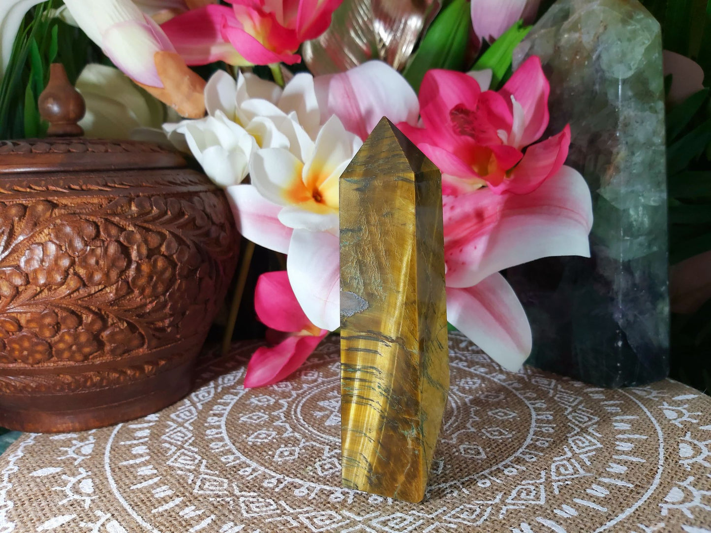 Tiger Eye Crystal 343 gms (GEM2)