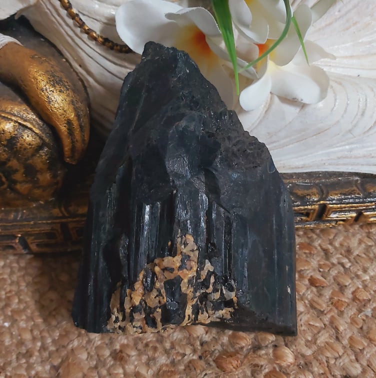 Raw Black Tourmaline Crystal 1223 gms (GEM263)