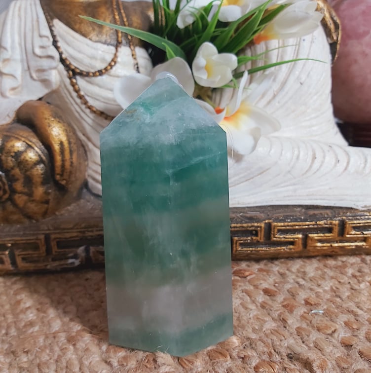 Fluorite Tower Crystal Gemstone 840 gms (GEM267)