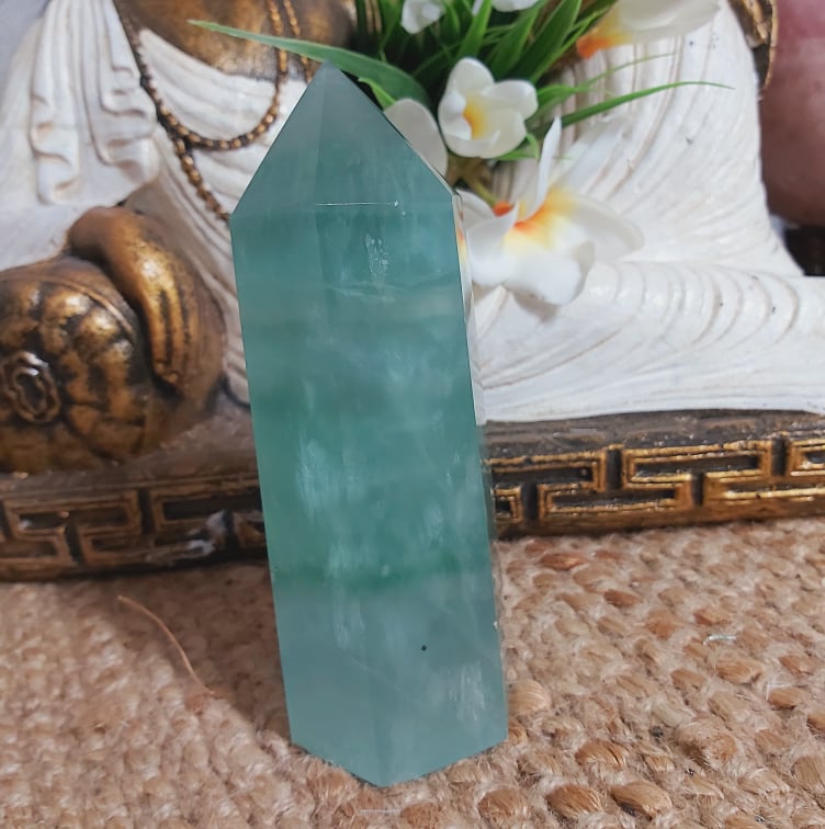 Fluorite Tower Crystal Gemstone 771 gms (GEM269)