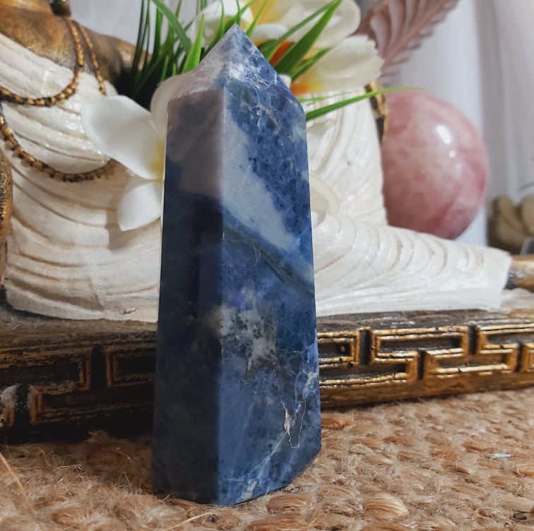 Sodalite Tower 316 gms (GEM270)