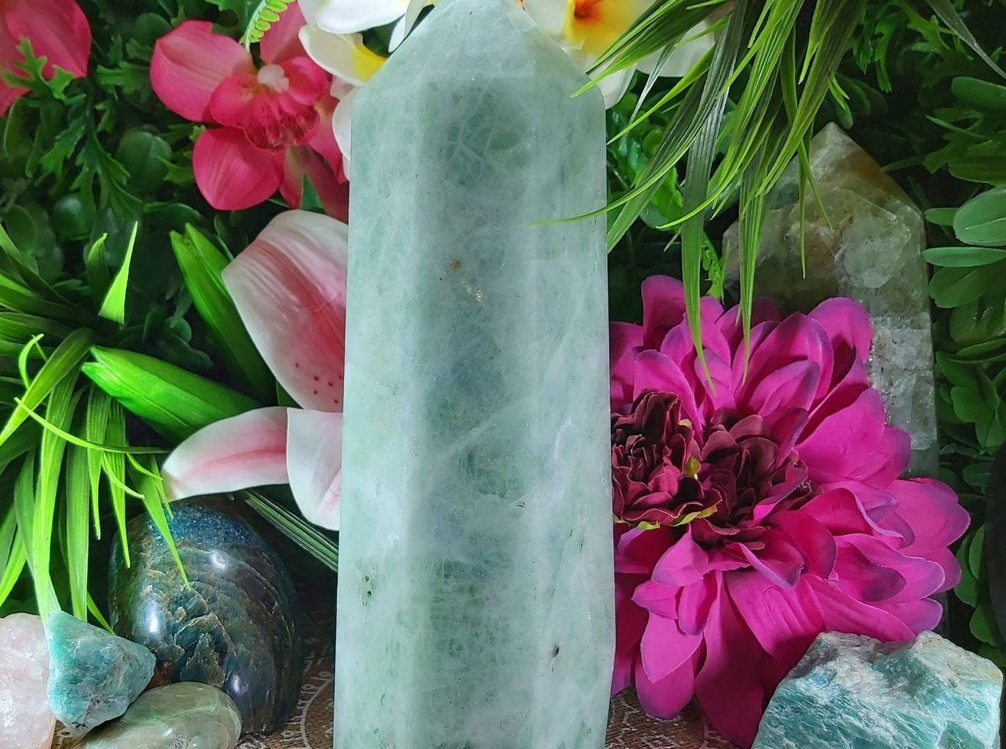 Fluorite Tower Crystal 2760 gms (GEM85)