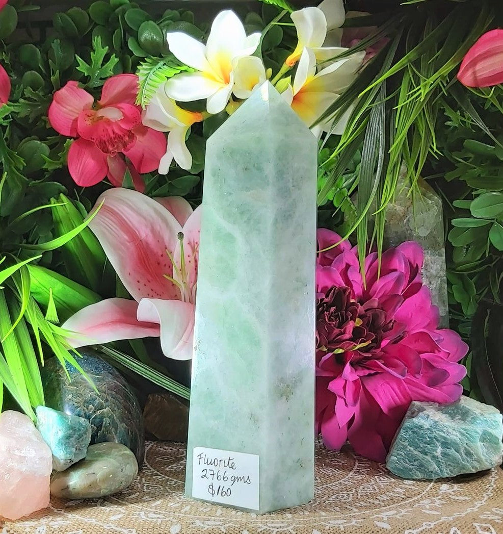 Fluorite Tower Crystal 2760 gms (GEM85)