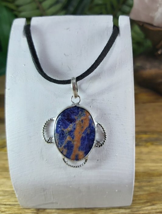 Sodalite Self Esteem Pendant (JPSO6)