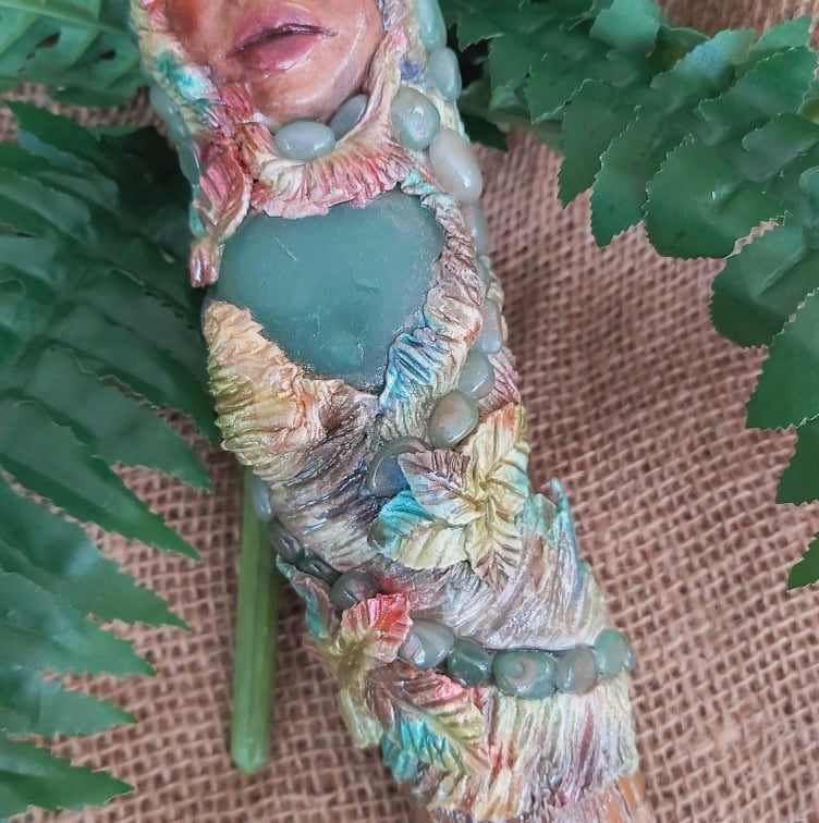 Aventurine Crystal Healing Wand (#156)