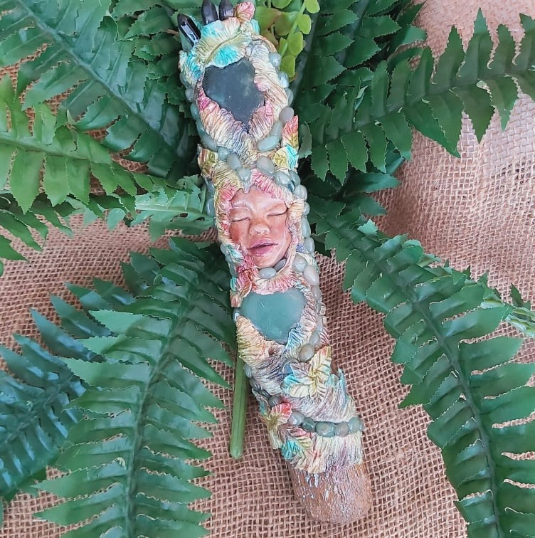 Aventurine Crystal Healing Wand (#156)