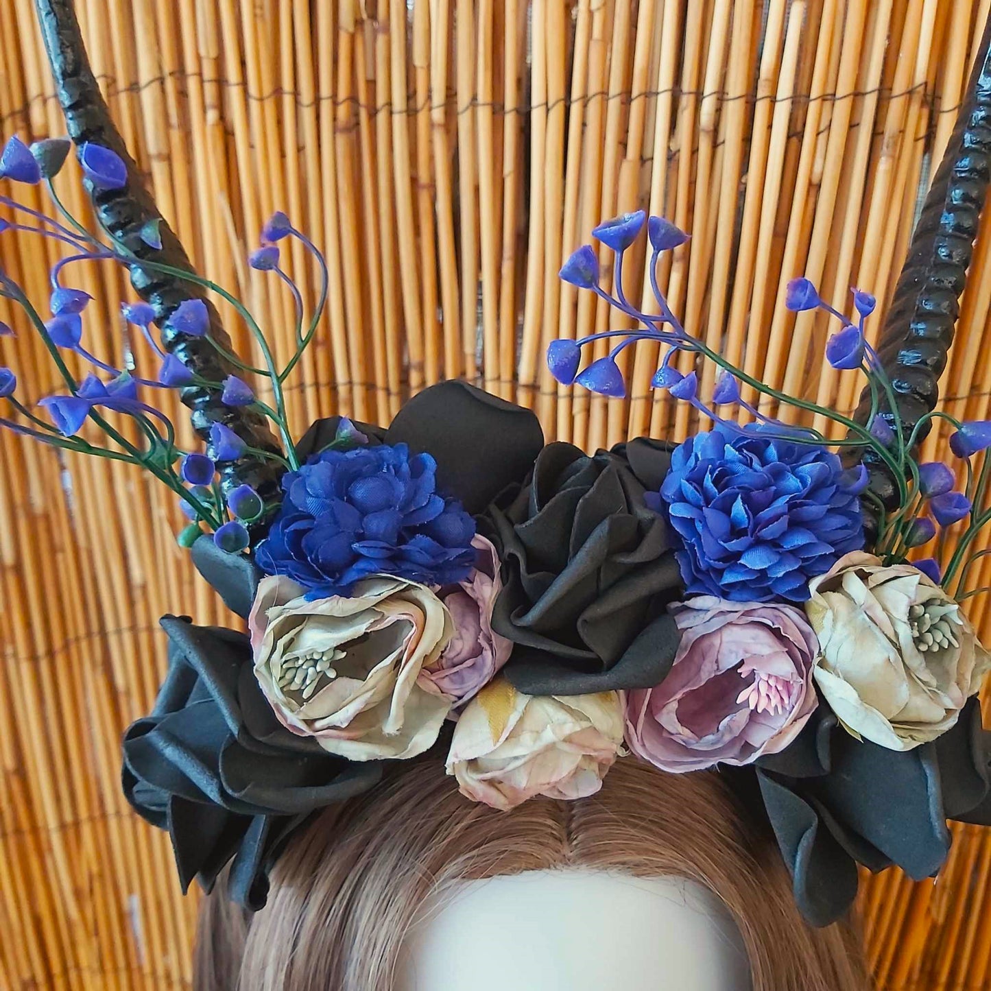 Luxury Handmade Purple Flower Headband/Headpiece