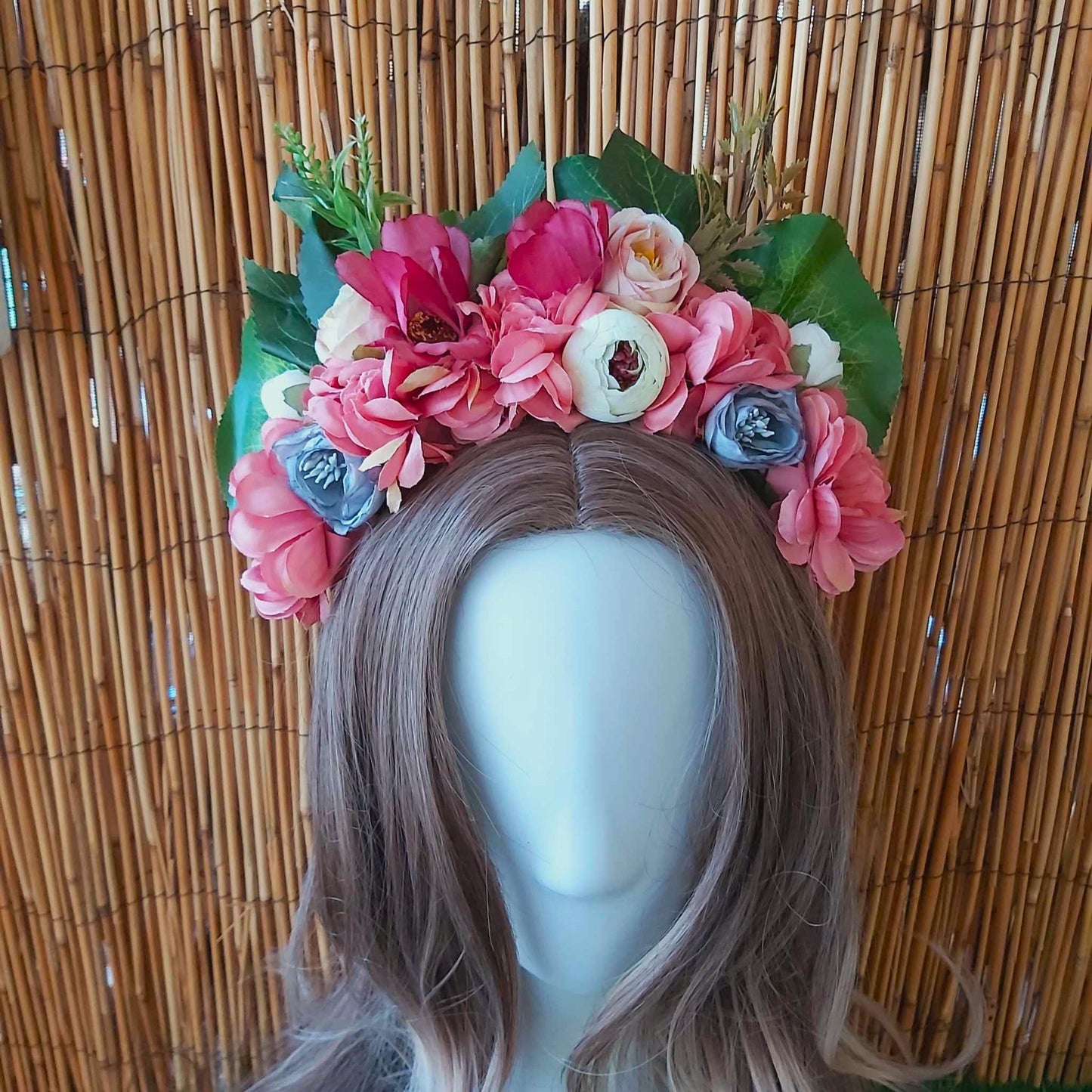 Luxury Handmade Pink Flower Headband/Headpiece