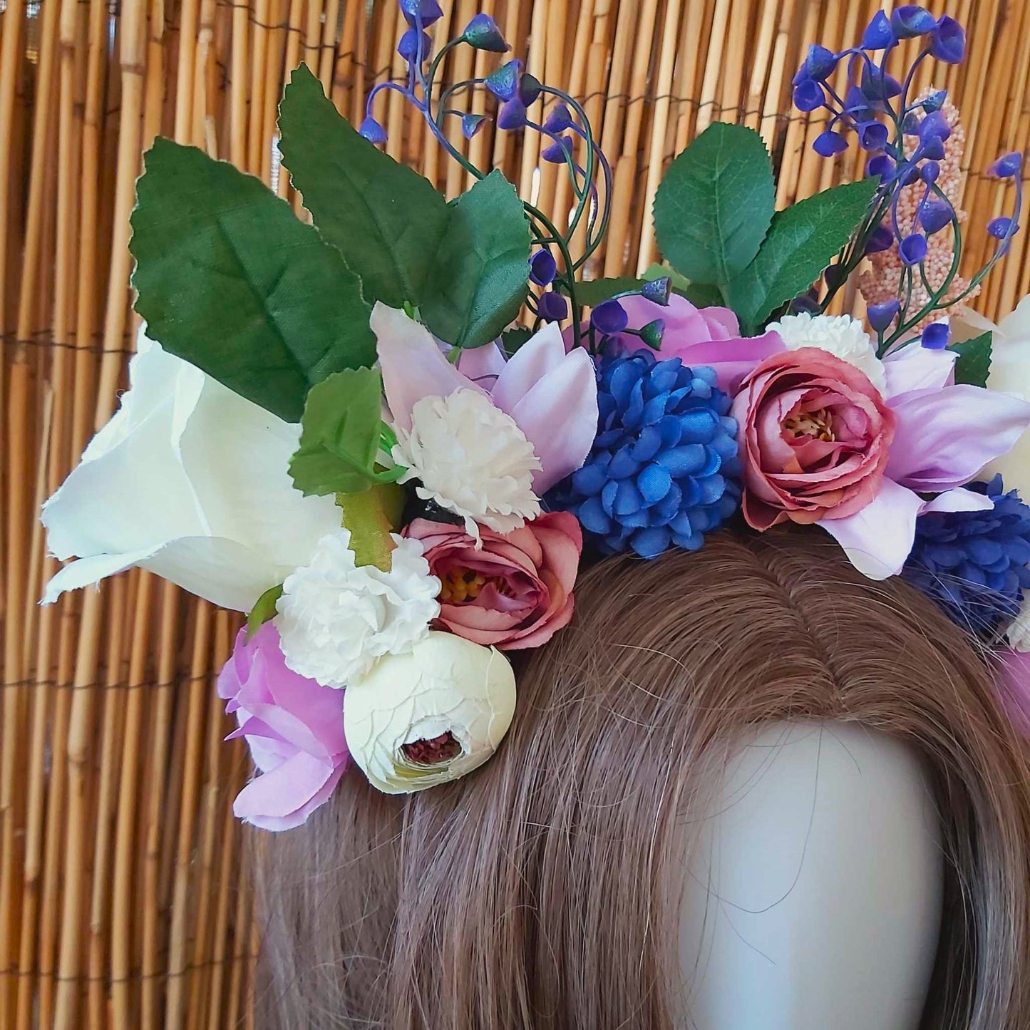 Luxury Handmade Purple Flower Headband/Headpiece