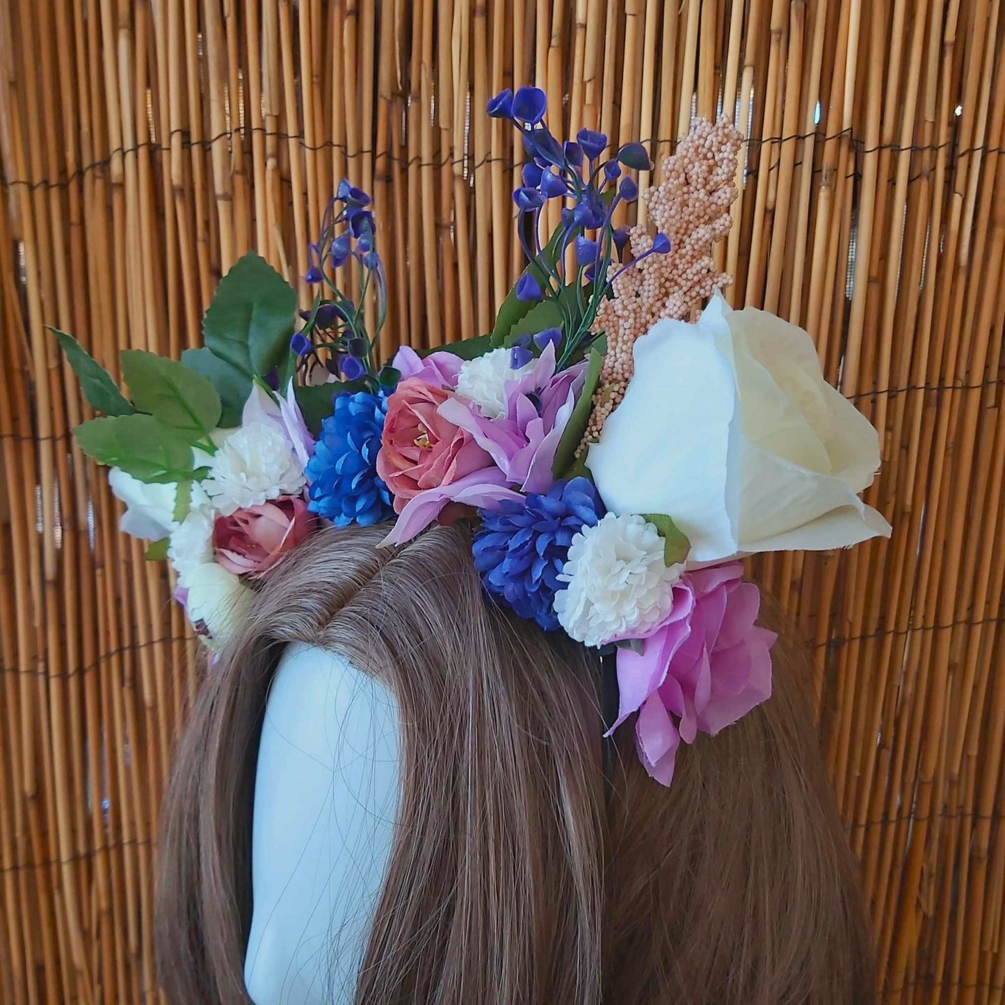 Luxury Handmade Purple Flower Headband/Headpiece