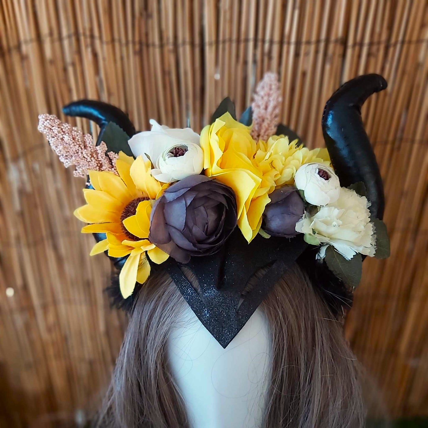 Luxury Handmade Yellow Flower Headband/Headpiece