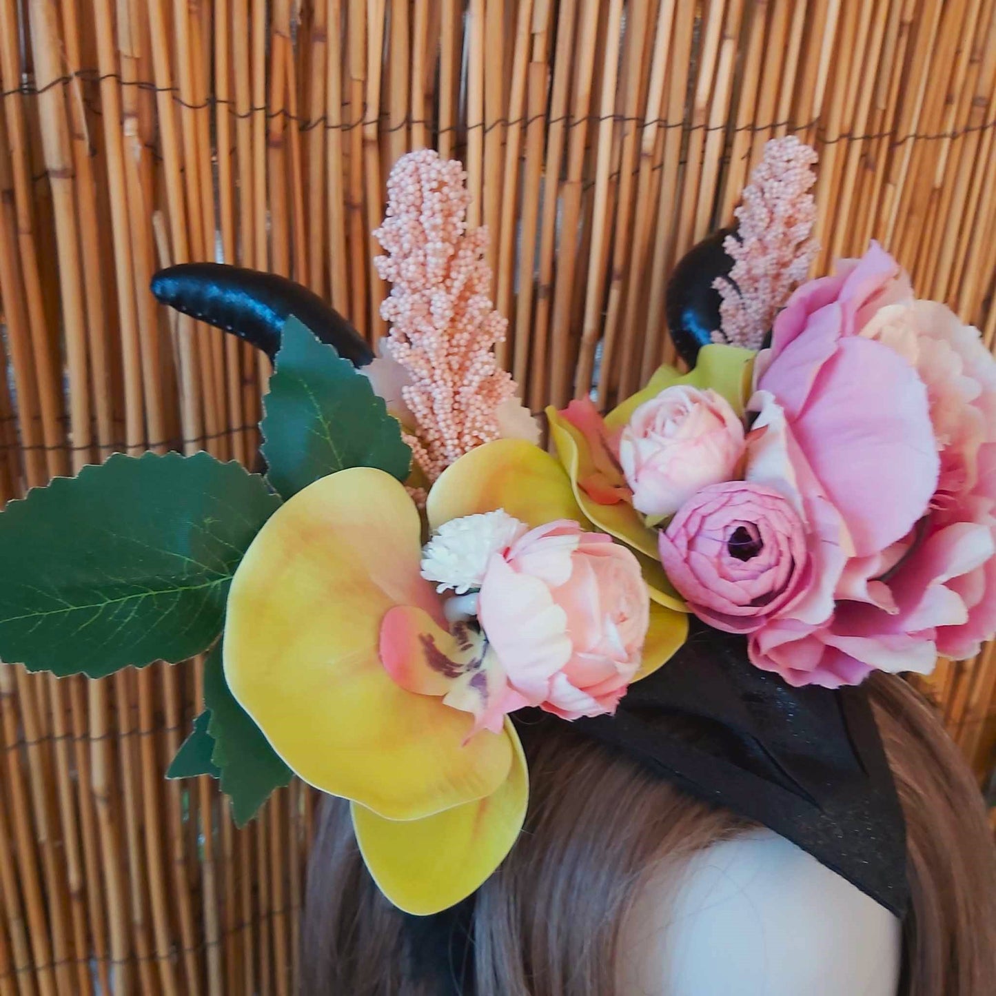 Luxury Handmade Pink Flower Headband/Headpiece