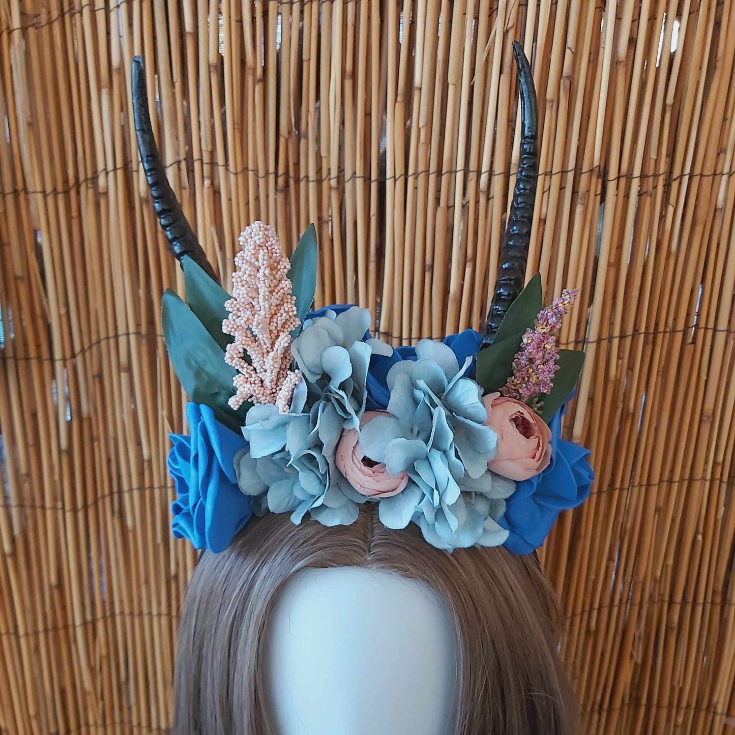 Luxury Handmade Blue Flower Headband/Headpiece