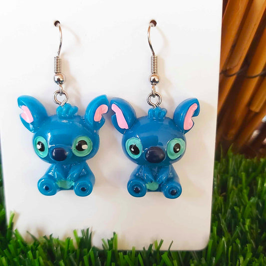 Handmade Lilo & Stitch Earrings