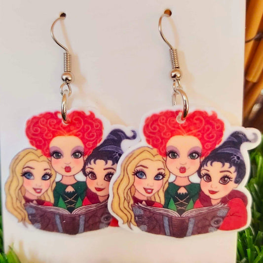 Handmade Disney Hocus Pocus Earrings