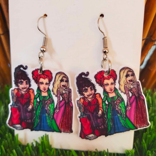 Handmade Disney Hocus Pocus Earrings