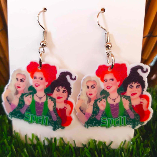 Handmade Disney Hocus Pocus Earrings