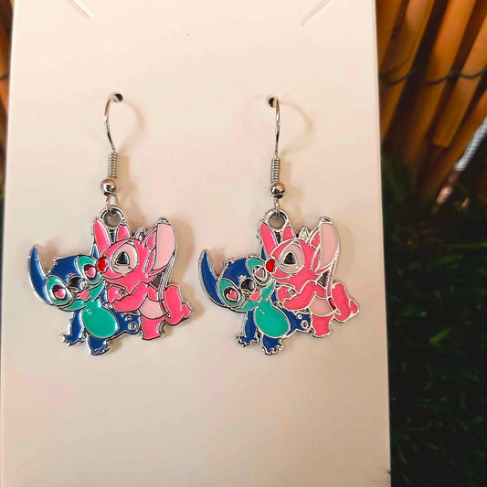 Handmade Lilo & Stich Earrings