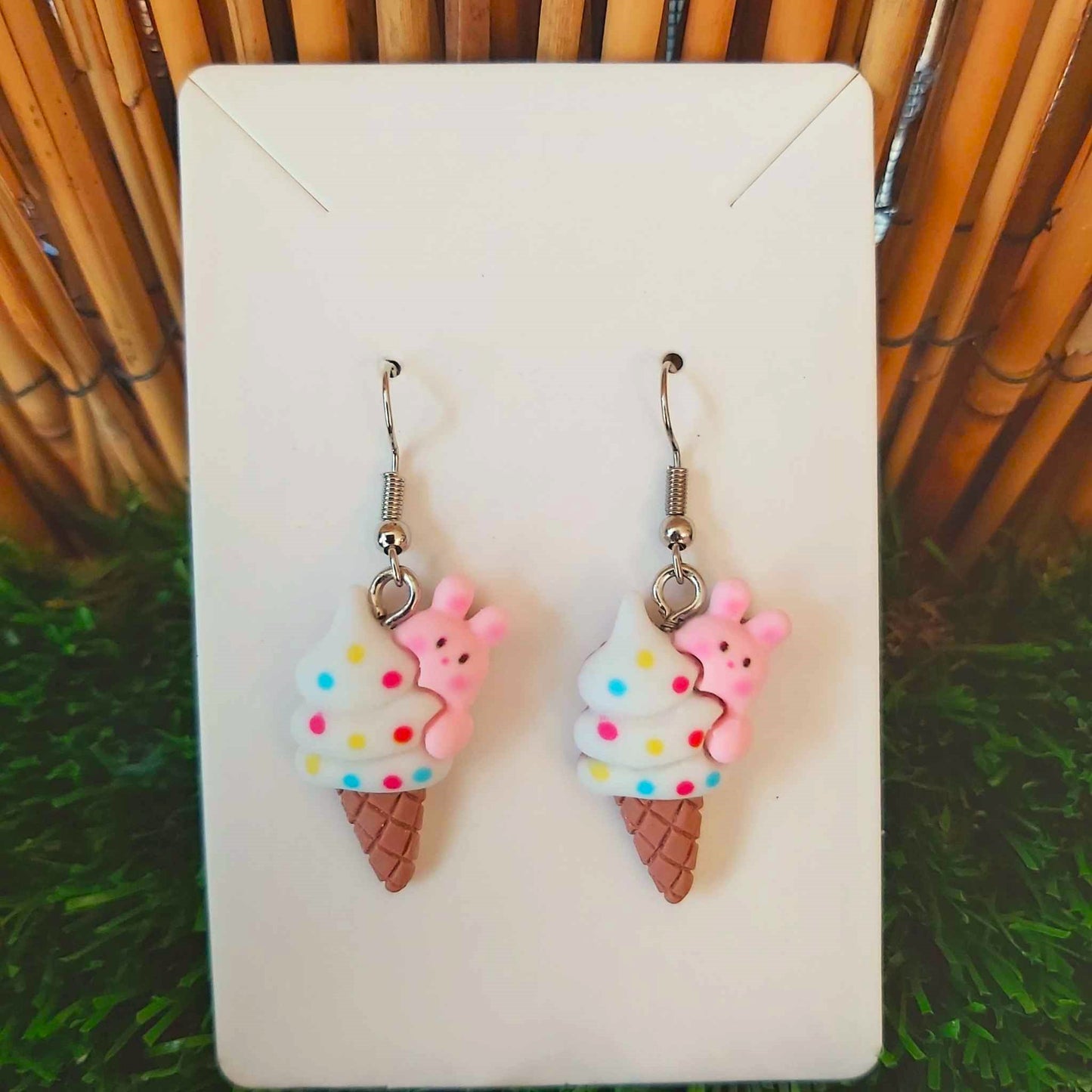 Handmade Ice Cream Earrings