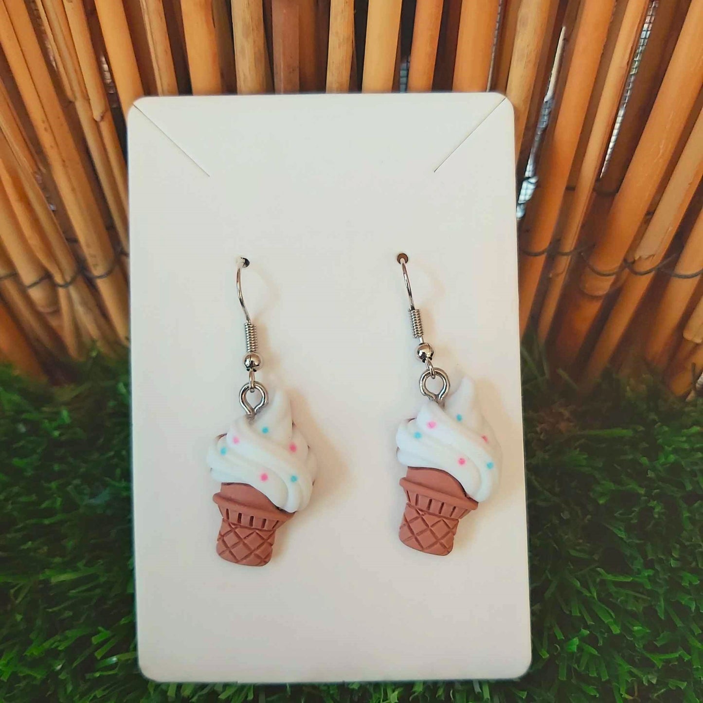 Handmade Ice Cream Earrings