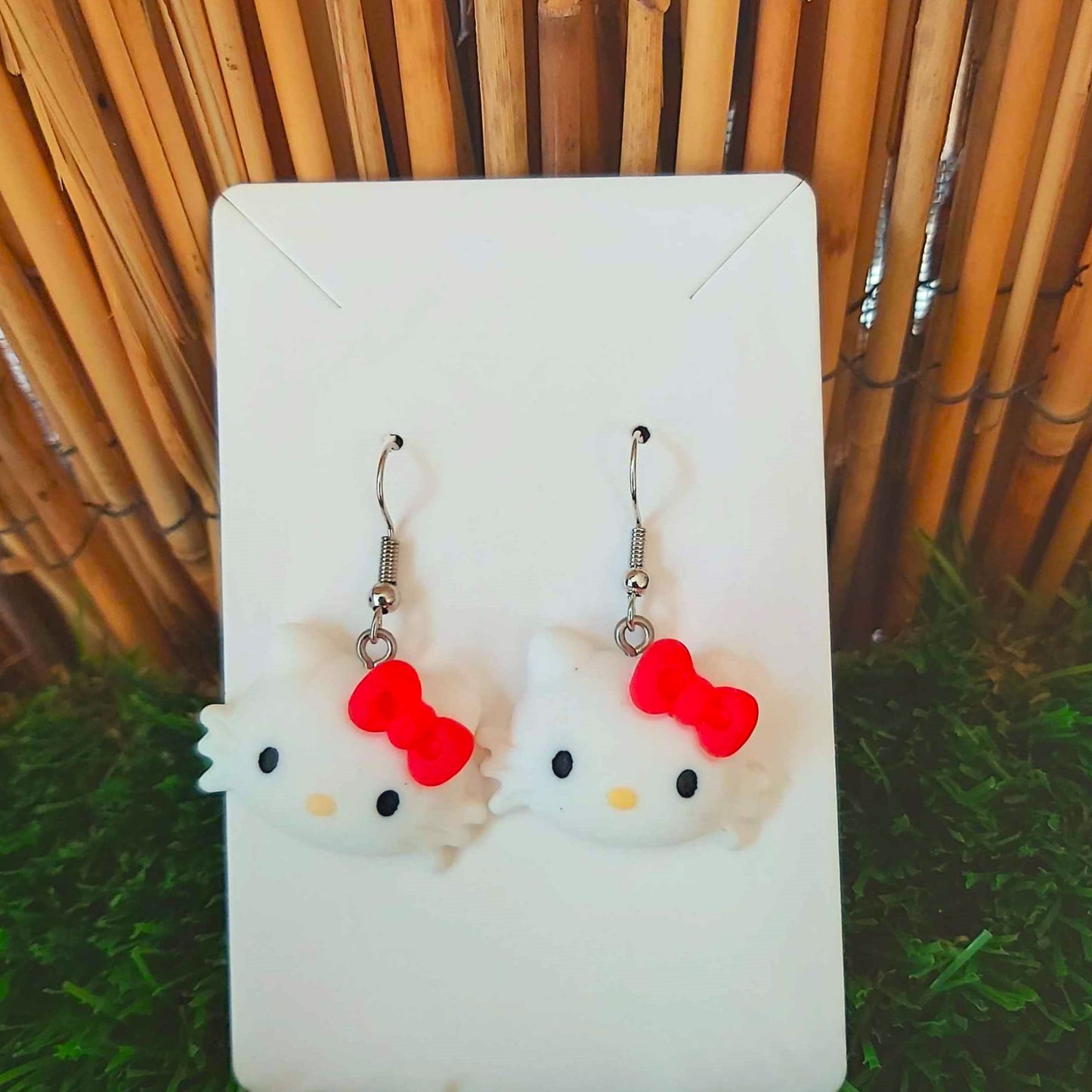 Handmade Hello Kitty Earrings