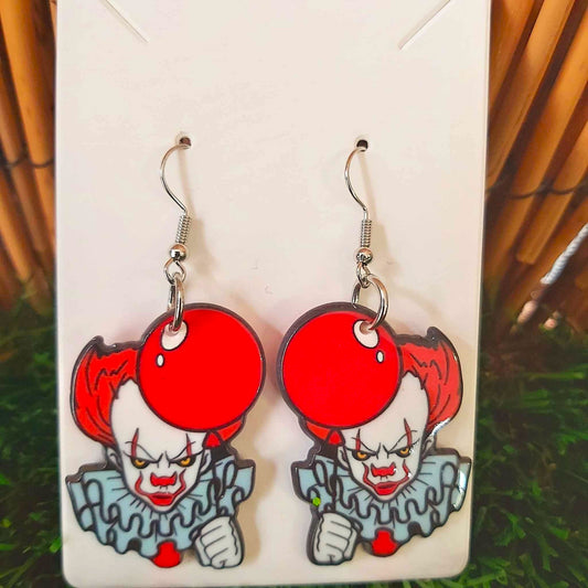 Handmade Horror IT Earrings