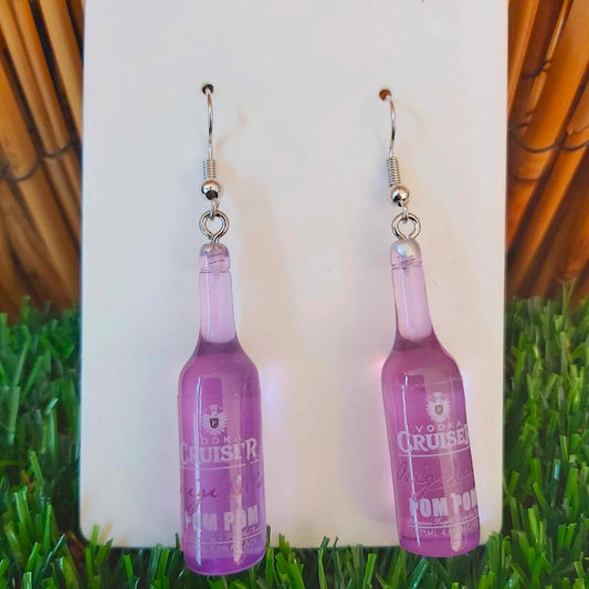 Handmade Cruiser Bottle Earrings