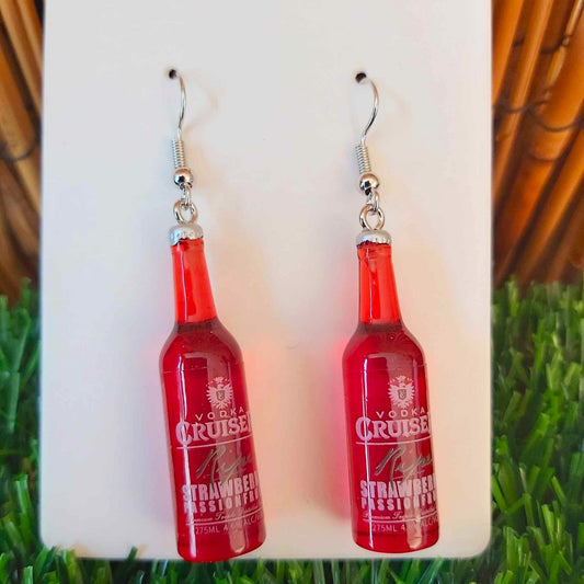 Handmade Cruiser Bottle Earrings