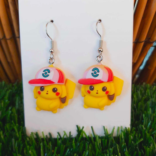 Handmade Pikachu Earrings