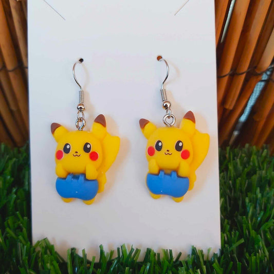 Handmade Pikachu Earrings