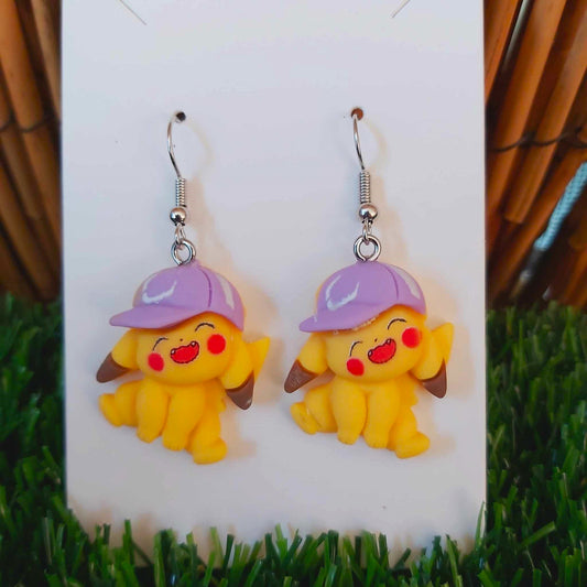 Handmade Pikachu Earrings