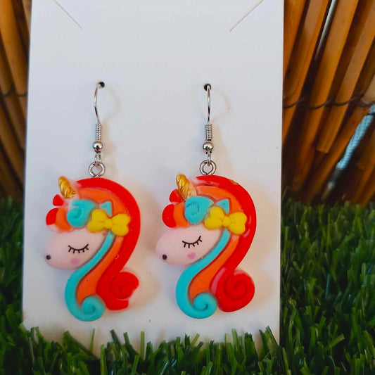 Handmade Unicorn Earrings