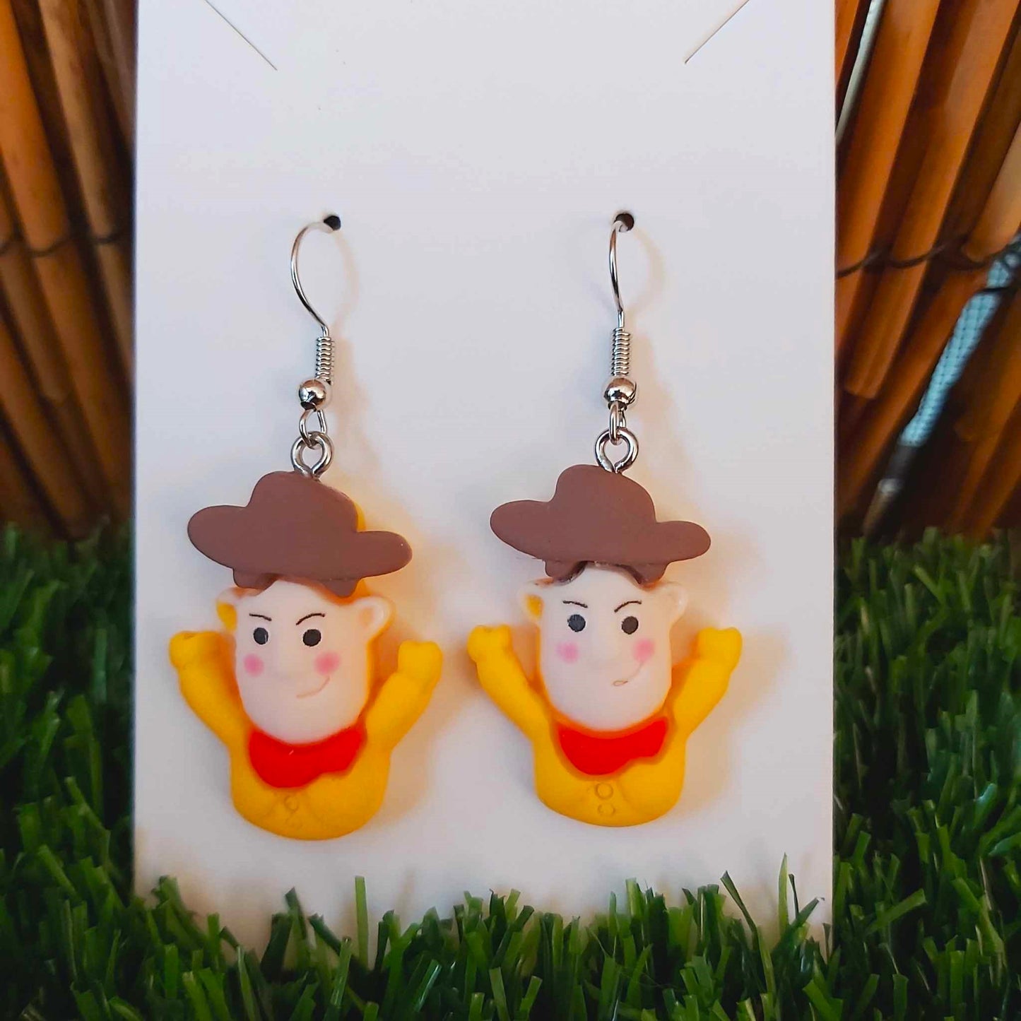 Handmade Toy Story Woody Earrings