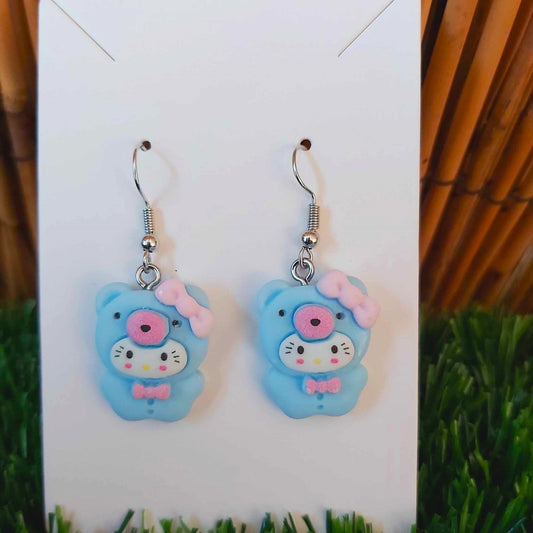 Handmade Hello Kitty Earrings