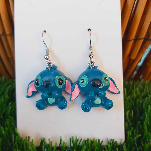 Handmade Lilo & Stich Earrings