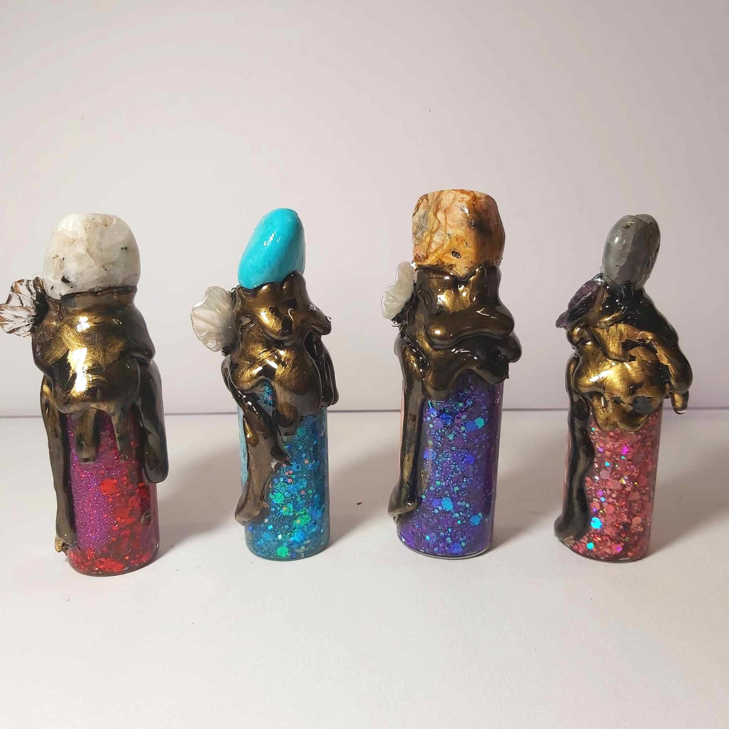 Spiritual & Divination Mini Spell Potion Altar Bottles (4 pack) WRT10